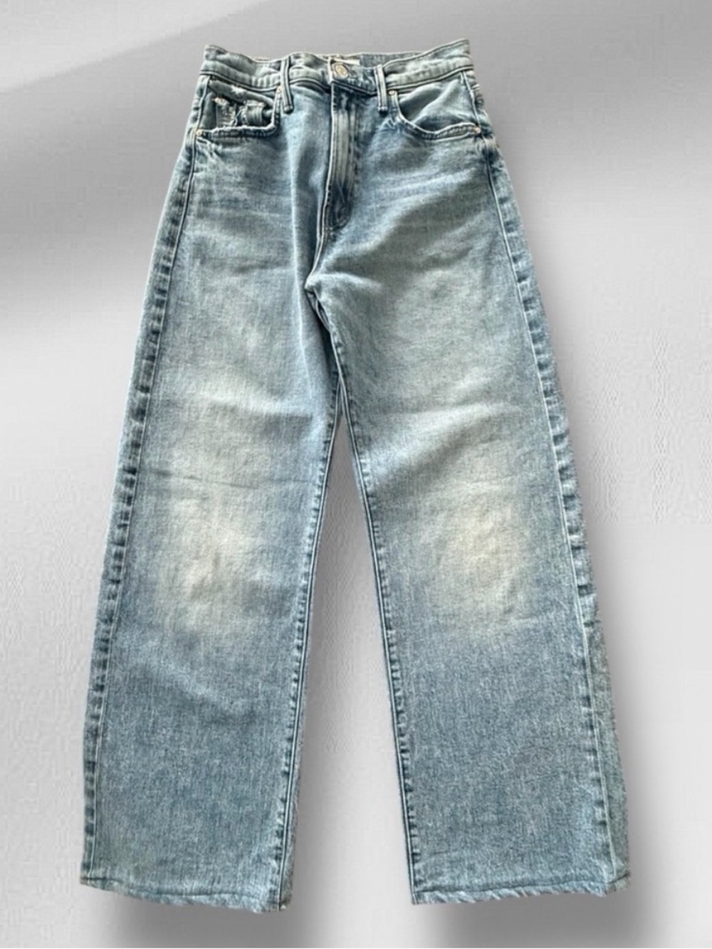 MOTHER Denim Jeans The Lasso Heel Left in the Dust 27